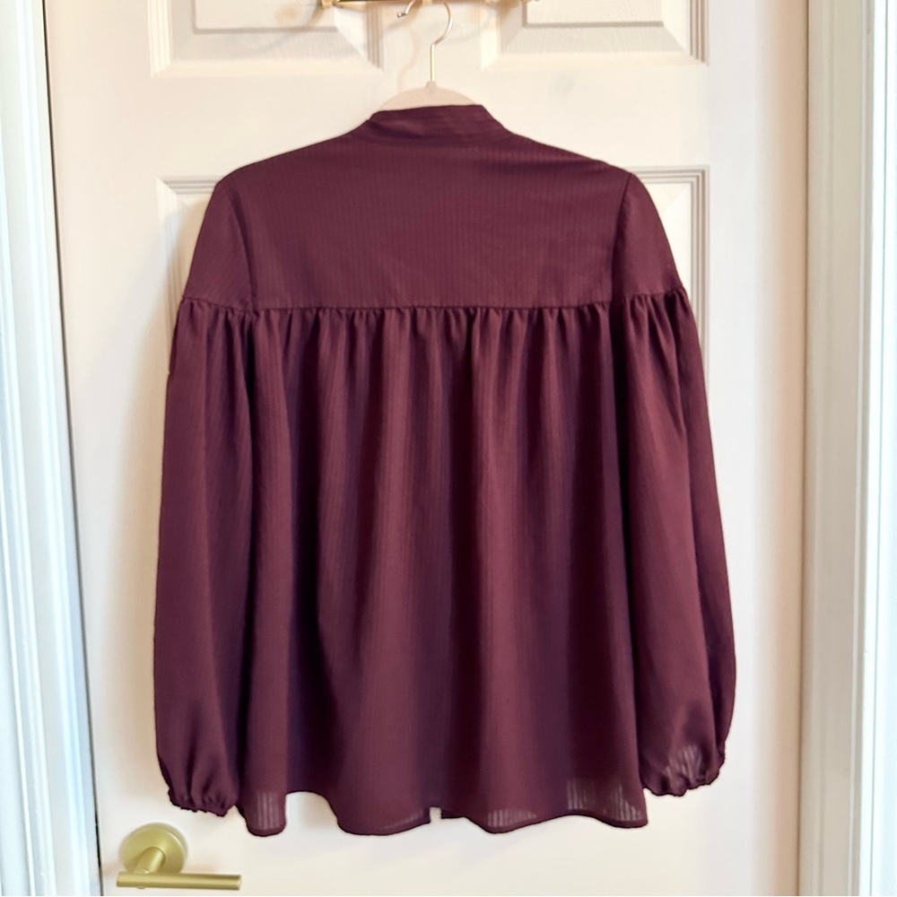 $5 SALE Purple time and tru peasant top - Picture 4 of 4